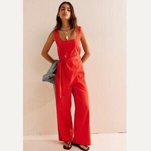 NWT Free People Kirstie Jumpsuit Size Large